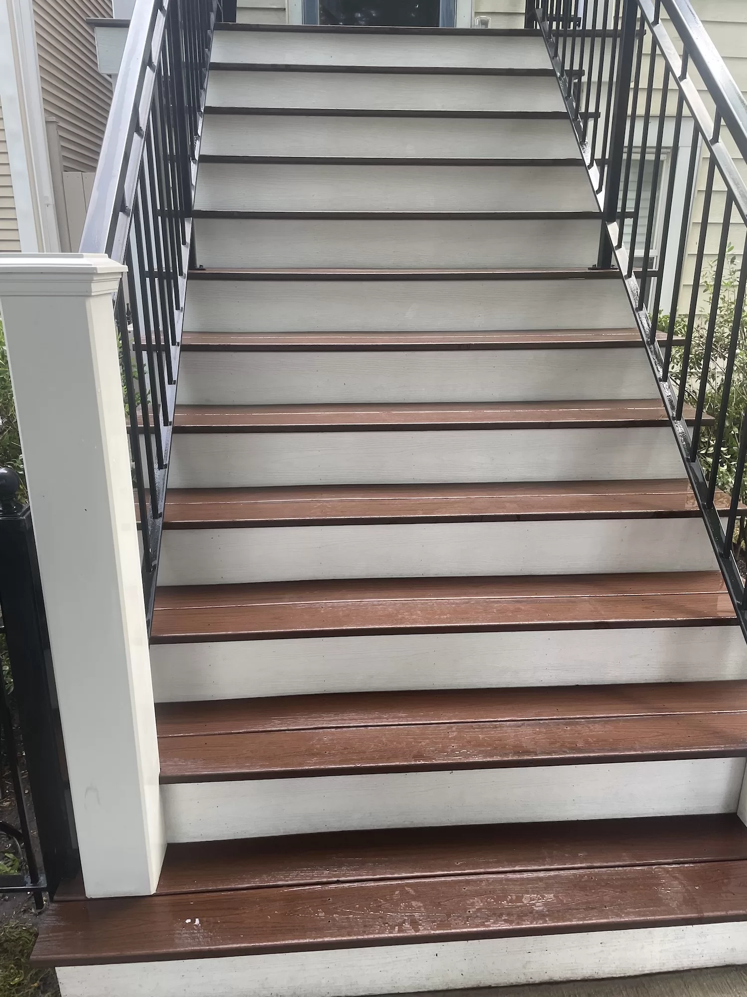 Wood Front Porch Cleaning Chicago