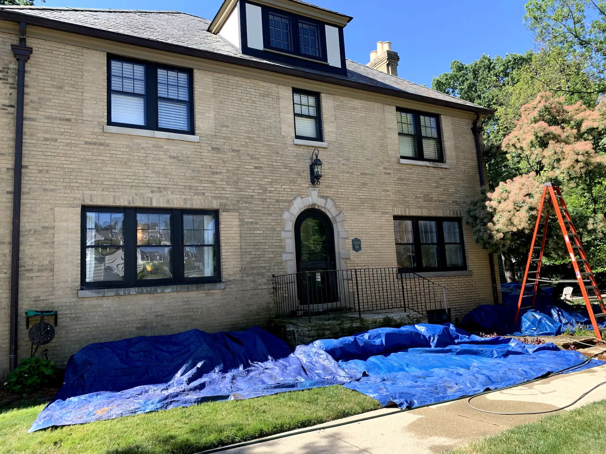 Brick House Cleaning Chicago Before Pic